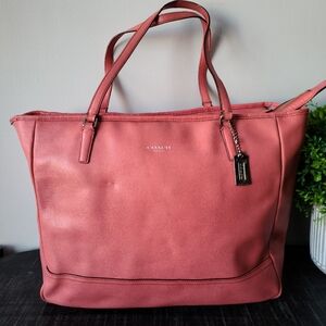 Coach Large Saffiano Leather City Tote #23822